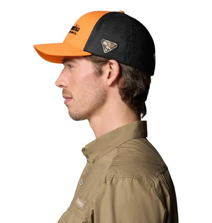 Columbia Unisex PHG Logo Mesh Ball Cap - color: Blaze/Black/Black Camo/Tri Antler, size: Large-X-Large
