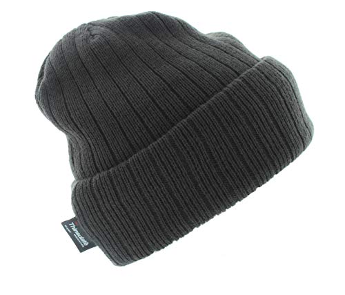 Milani Thinsulate 40 Gram Windchill Insulated Winter Cold Weather Beanie Skull Cap - color: Charcoal Gray