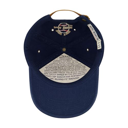Blue Marlin Dad Hat, Adult Cotton Baseball Cap with Curved Brim, One Size. - color: New York Black Yankees