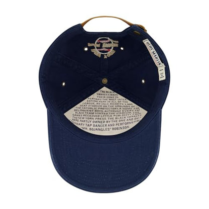 Blue Marlin Dad Hat, Adult Cotton Baseball Cap with Curved Brim, One Size. - color: New York Black Yankees
