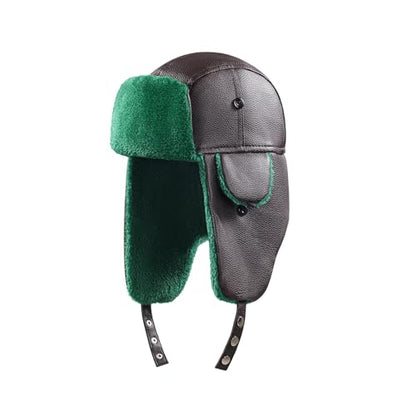 Christmas Vacation Cousin Eddie Hat,Green Trapper Hat with Ear Flap for Uncle Eddie Halloween Christmas Costume