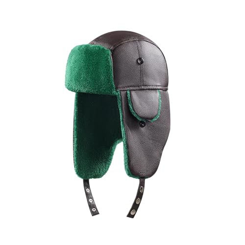 Christmas Vacation Cousin Eddie Hat,Green Trapper Hat with Ear Flap for Uncle Eddie Halloween Christmas Costume