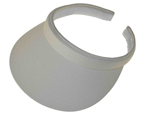 Nayt Women's Cotton Twill Clip-on Visor - color: Stone, size: One Size-Large