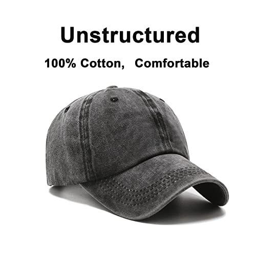 NPQQUAN Original Classic Low Profile Baseball Cap Golf Dad Hat Adjustable - color: Darkgreen(washed)