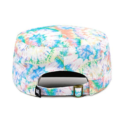 The Hat Depot Cadet Military Army Baseball Cap Tie Dye & Washed Cotton Basic & Distressed Cadet Brushed Cotton Cap - color: 3. Tie Dye - Color 3
