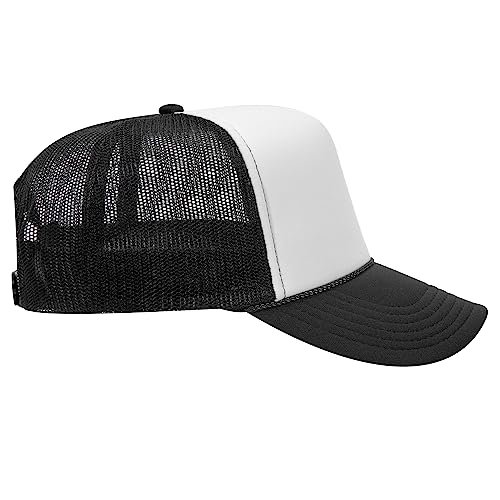 BROTHER TRUCKERS Choosin' Texas Distressed Mesh Back Hat - color: Black/White