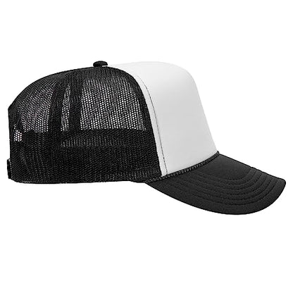 BROTHER TRUCKERS Choosin' Texas Distressed Mesh Back Hat - color: Black/White