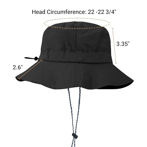 NPQQUAN Sun Bucket Hats for Woman Men Lightweight Sun Hat Packable Foldable - color: (White)