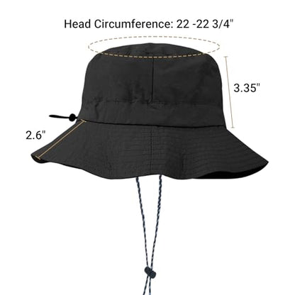 NPQQUAN Sun Bucket Hats for Woman Men Lightweight Sun Hat Packable Foldable - color: (White)