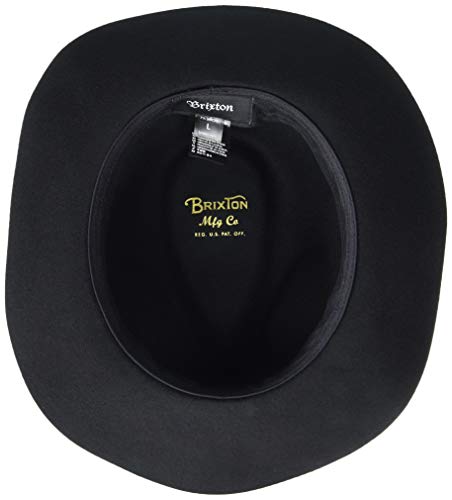 Brixton Men's Marcos Fedora - color: Black, size: Large