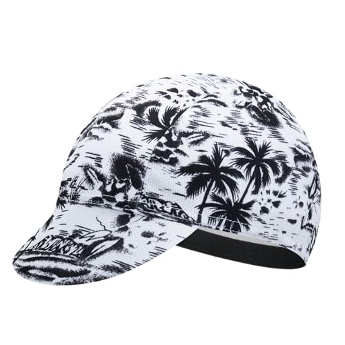 Cycling Cap for Man and Woman Cycling Hat Under Helmet-Polyester Breathable Sweat Absorbent - color: Flo-25