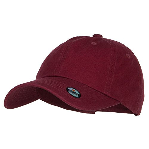 Nissi Unstructured Cotton Twill Washed Cap - color: Wine