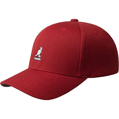 Kangol Men, Women Wool Flexfit Baseball - color: Barn Red, size: Large