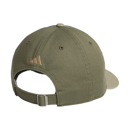 adidas Men's Ultimate Hat Baseball Cap - color: Olive Strata Green/Blanch Cargo/3