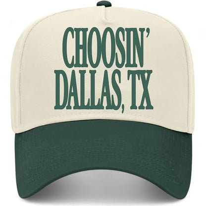 BROTHER TRUCKERS Choosin' Dallas Texas Hat - color: Green/Natural