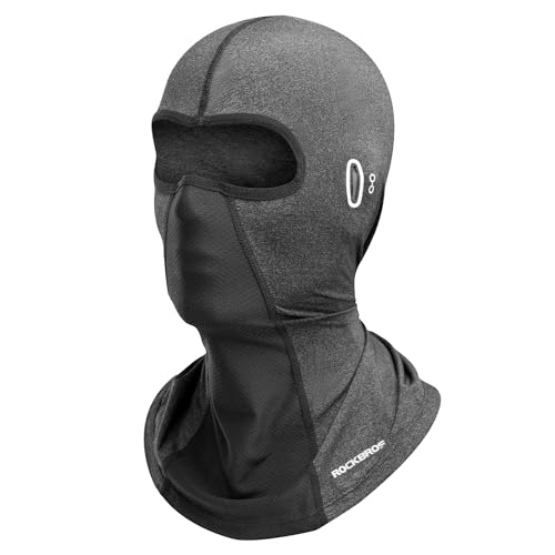 ROCKBROS Balaclava Face Mask Men Women Breathable Windproof Summer Cooling - color: Grey 3