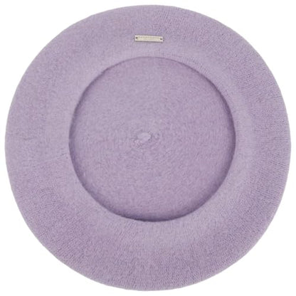 Seeberger Virgin Wool Beret for Women Women - Made in The EU - color: Lilac