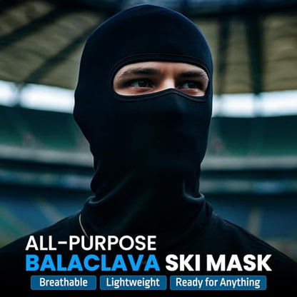 CASH Balaclava Ski Mask - Premium Breathable Face Mask for Men & Women
