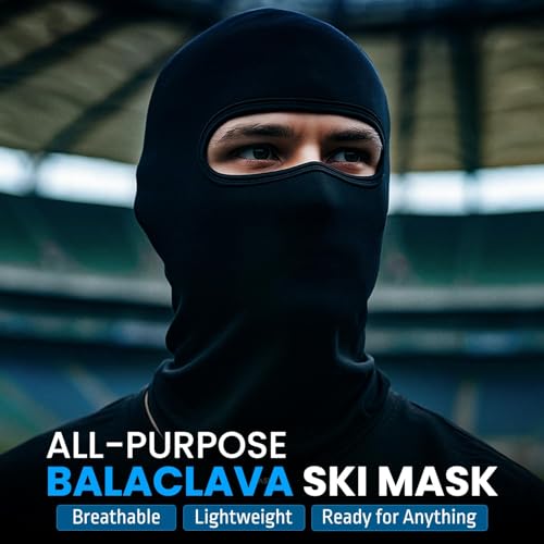 CASH Balaclava Ski Mask - Premium Breathable Face Mask for Men & Women