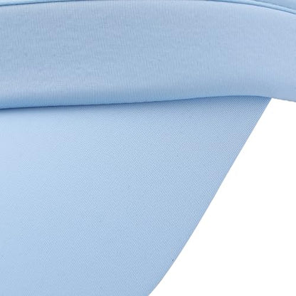 ZLYC Print Sports Sun Visors for Women Girls - color: Solid Blue