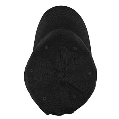 Falari Classic Baseball Cap Dad Hat 100% Cotton Soft Adjustable Size - color: Black