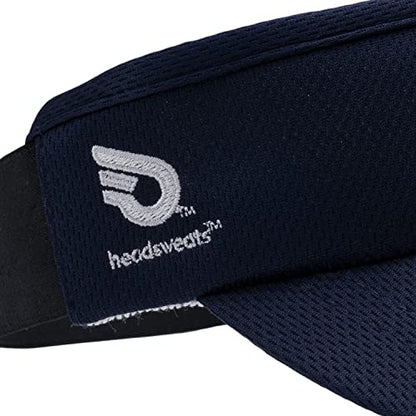 Headsweats Unisex Adult Lightweight Performance Running Sun Visor - color: Navy Blue