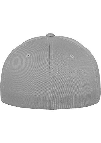 GNB CUSTOM EMBROIDERY LLC Plain 6277 Flex Baseball Men's Athletic Baseball Flex-Baseball Cap. Flex Baseball Baseball Hat. - color: Grey, size: Small-Medium