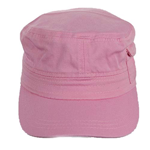 Baseball Cap Plain Pocket Cadet Patrol Military Hats Camo Army Caps Fashion - color: Pink