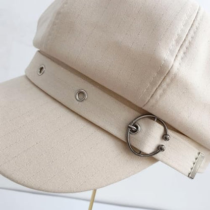Newsboy Caps for Women Classic Beret Hats Autumn Winter Cap - color: C-beige