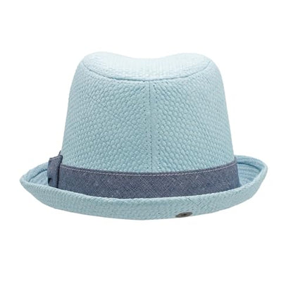 Peter Grimm Depp Fedora Hat - color: Aqua, size: Large-X-Large