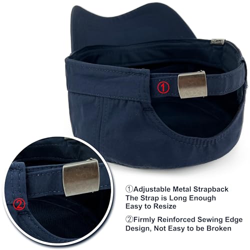 Loneshark Water Resistant Military Hat Quick Dry Cadet Cap Army Flat Top - color: Sport-logo-navy