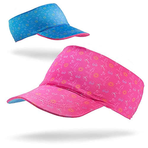 Gone For a Run Running Visor - Comfort Performance - One Size Fits Most - color: Summer Vibes
