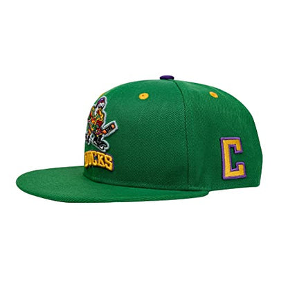D-5 Mighty Ducks #96 Conway #99 Banks Baseball Cap - color: #96 Green