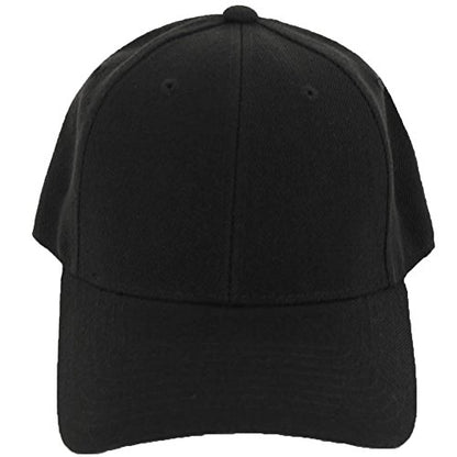 DECKY Fitted Cap - color: Black, size: 7 5/8