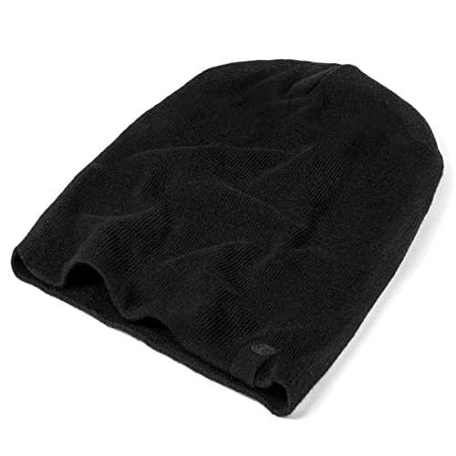 Revony Chemo Beanie Cap - Soft and Skin Friendly - 100% Cotton - color: Black