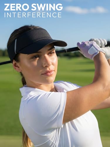 Sun Visor Hat for Women & Men UV Protection Lightweight Sports - color: Bl