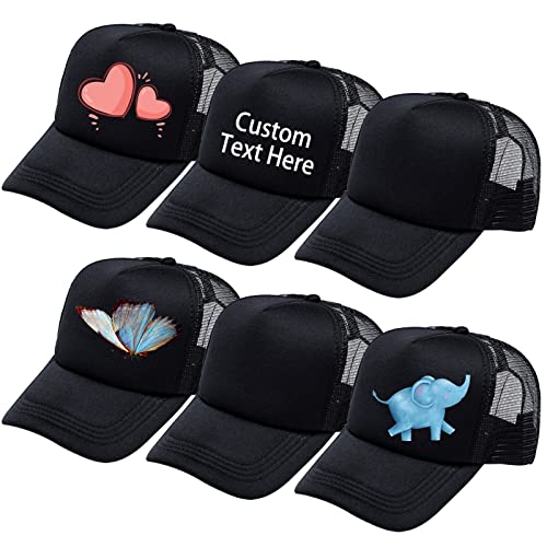 Ultrafun 6 Pack Kids Trucker Hat Boys Girls Baseball Hat - color: 6pack-black