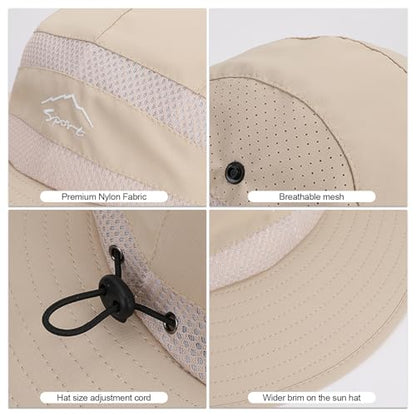 3Pcs Sun Bucket Hats for Women Men, Breathable Wide Brim UV Protection Fishing Hat Summer Outdoor Beach Hiking Hats - color: Black + Dark Grey + Navy Blue