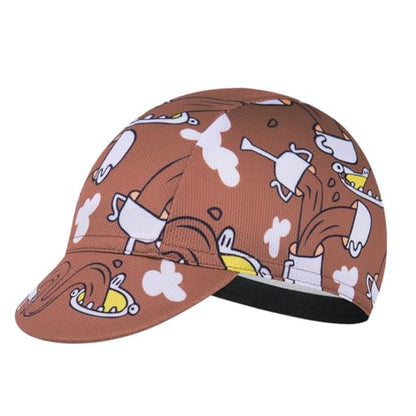 Cycling Cap for Man and Woman Cycling Hat Under Helmet-Polyester Breathable Sweat Absorbent - color: Go-11