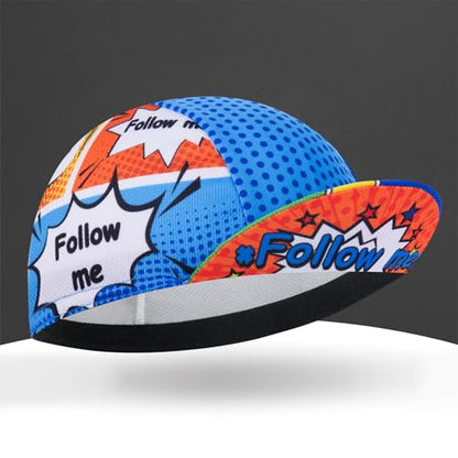 Cycling Cap for Man and Woman Cycling Hat Under Helmet-Polyester Breathable Sweat Absorbent - color: Go-19