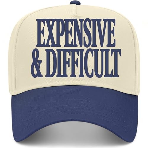 BROTHER TRUCKERS Expensive & Difficult Hat - color: Navy/Natural