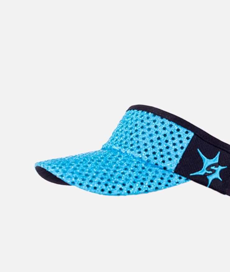 Sparkle Headsweats Running Visor - color: Turquoise