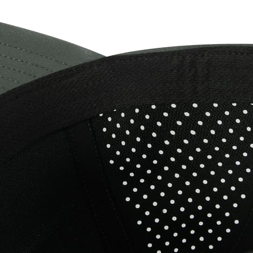 BOTVELA Men Adjustable Snapback Laser Cut Mesh Baseball Cap - color: Army Green