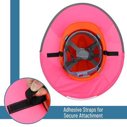 UNCO- Hard Hat Sun Shield, Pink - color: Pink, size: 1 Pack