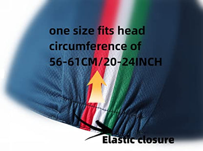 Man's Cycling Cap - Polyester Road Cycling Hat-Under Helmet - Cycling Helmet Liner Breathable&Sweat Uptake - color: Black Aa