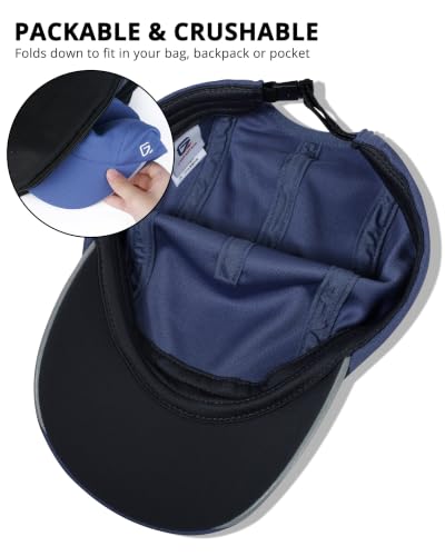 GADIEMKENSD Men’s Running Hat Performance Mesh Cap, Excellent Breathable - color: Sea Blue