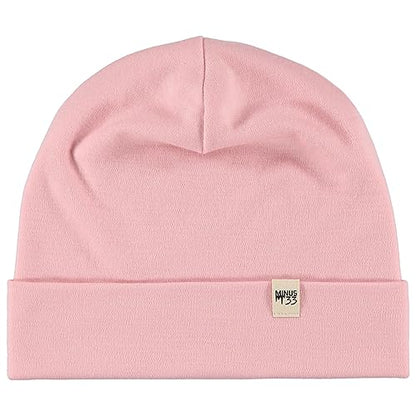 100% Merino Wool Cuff Beanie - Warm Winter Hat - Novelty Beanie - Toque - color: Blush Pink