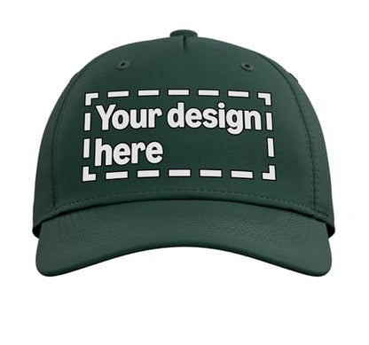 Custom Adult Baseball Hat - color: Dark Green