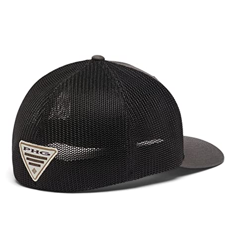 Columbia Unisex PHG Game Flag Mesh Ball Cap - color: Grill/Black, size: XX-Large
