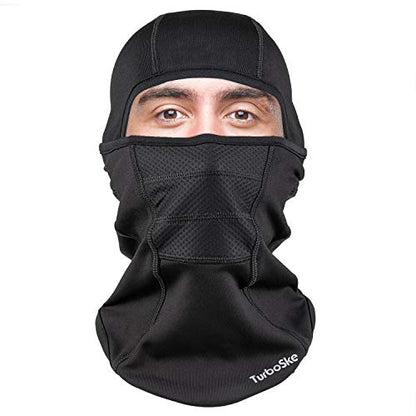 Ski Mask,Balaclava Mask,Wind Water Resistant for Cold Weather - color: Black